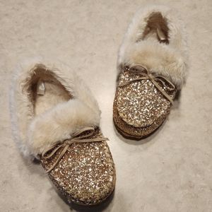 Gap Kids Glitter Moccasin Slipper